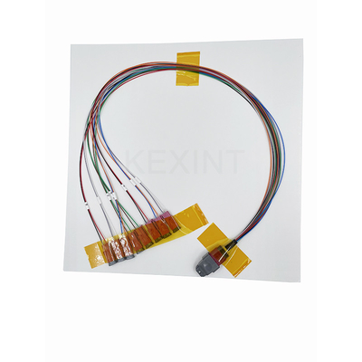 KEXINT MTP (MPO) 여성 APC MDC 16 광섬유 파업 OM4 (50/125) 광섬유 패치 코드