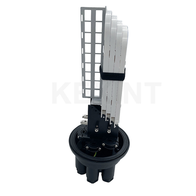 KEXINT 96 코어 어댑터 브래킷 및 4 스플라이스 트레이 광섬유 돔 타입 스플라이스 폐쇄