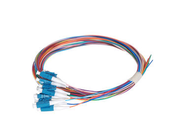 ODF 섬유 광 패치 코드, 12 색 광섬유 땋아 늘인 머리 짜집기 0.9 밀리미터