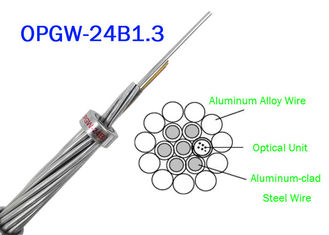 OPGW ADSS 광섬유 케이블 24B1.3 범위 60 130 전력 통신 외부 재료 금속 와이어
