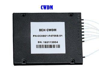 8CH 16CH 32CH CWDM DWDM 섬유 먹스 역다중화기 모듈 옵틱 ABS 1260년 ~ 1620 dB