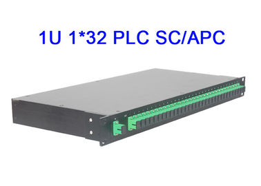 1U 1x32 섬유 광학 PLC 분배기 모듈 선반 장착 디지털 저삽입 손실
