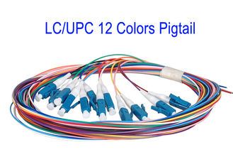 LC / UPC 12 핵심 색 SM 패치 코드 섬유 패치는 G652D G657A1 G657A2에게 1m 1.5m을 보냅니다