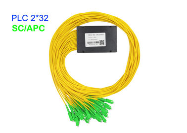 ABS 박스 광섬유 PLC 분배기 3.0 밀리미터 G657A1 SC / APC 17.2dB 삽입 손실 G657A1