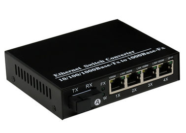 1000Mbps 4 공항 온라인 SFP 광 섬유형 송수신기 모듈 SX / LX 데이터 버퍼 256K