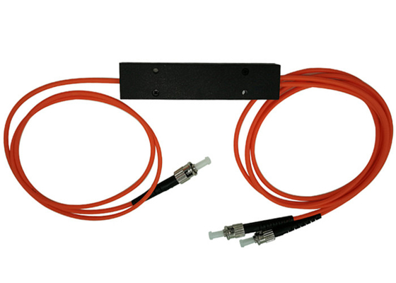 FTTH FTTB FTTX 네트워크를 위한  CCTV 다중 모드 FBT 1*2 연결기 WDM 광섬유 50/125 850nm