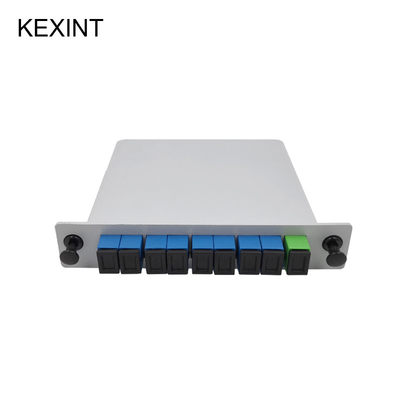 1*8  광섬유 PLC 분배기 섬유 분리 단일모드 LGX SC / UPC 연결기 박스