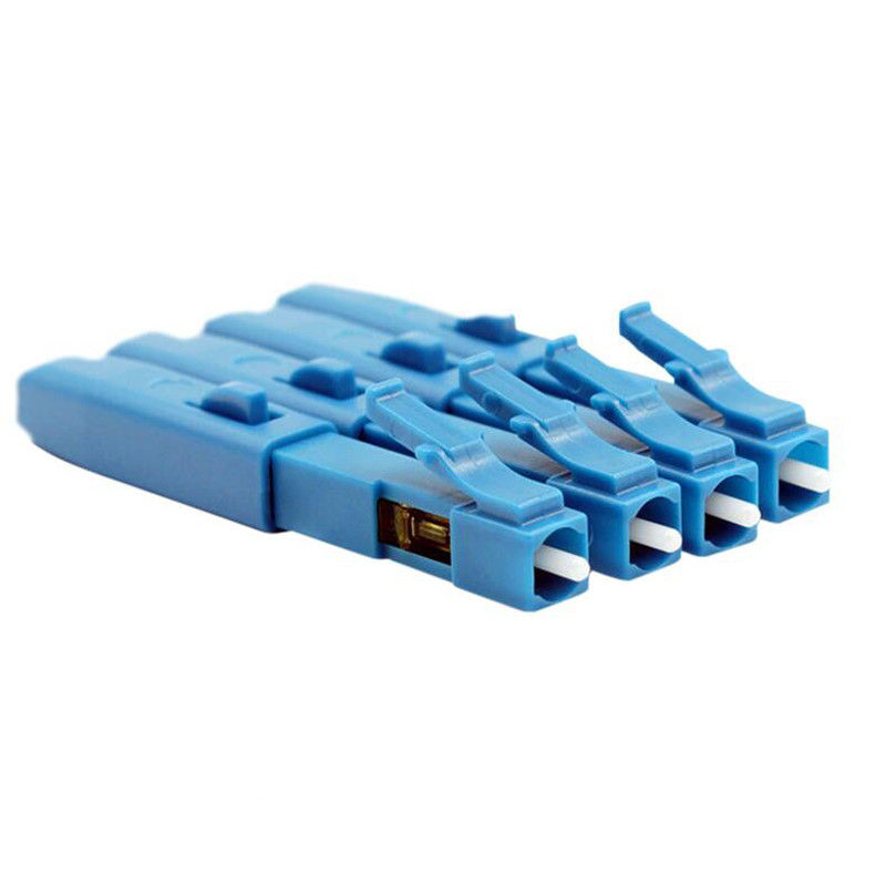 파란 LC 유형 광섬유 빠른 연결관, 광케이블 접합기 FTTH