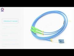 KEXINT E2000 APC To LC UPC Armored Duplex Single Mode Multi Mode Fiber Optic Patch Cord