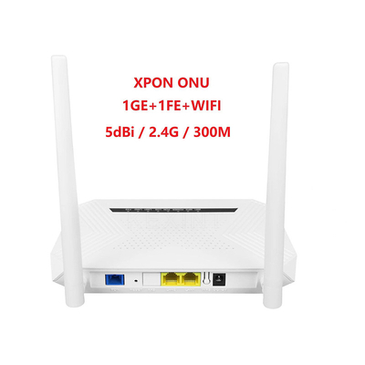 와이파이와 섬유 광 기기 홈 게이트웨이 부서 XPON ONU 2 항구 1GE 1FE