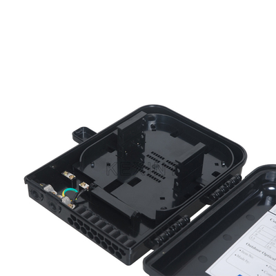 KEXINT FTTH 광섬유 분배 상자 야외 16 코어 PC ABS 블랙