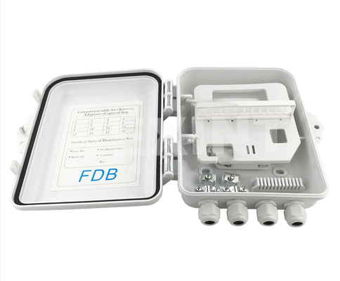 KEXINT KXT-16A FTTH 광섬유 분배 상자 12 16 코어 야외 IP65 방수 흰색