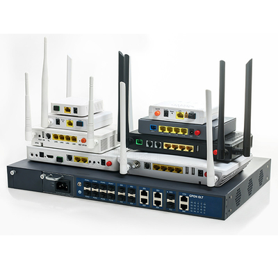여러가지 유형의 ONT로 적합한 10 기가비트 이더넷 8 공항 1U GPON OLT FTTH