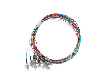 ODF 섬유 광 패치 코드, 12 색 광섬유 땋아 늘인 머리 짜집기 0.9 밀리미터