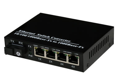 1000Mbps 4 공항 온라인 SFP 광 섬유형 송수신기 모듈 SX / LX 데이터 버퍼 256K