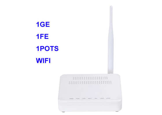 광 전송망 ONT 기가비트 ONU 장치 GEPON 1Ge 1 FE 1 포트 와이파이 802.11b/G/N XPON