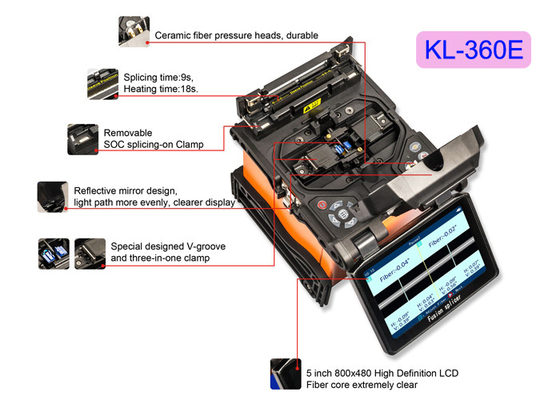 FTTH 포켓용 광섬유 도구 스플라이서 전기용융 기계 KL-630E 광발광 강도 측정기