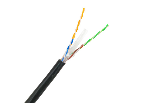 PE UTP Cat6 Ethernet 케이블 야외 방수 23AWG 고속도 4*0.565 관리인