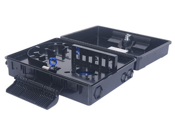 24 핵심 검은 광 섬유 분포 박스 막대기 설치 PC ABS SMC