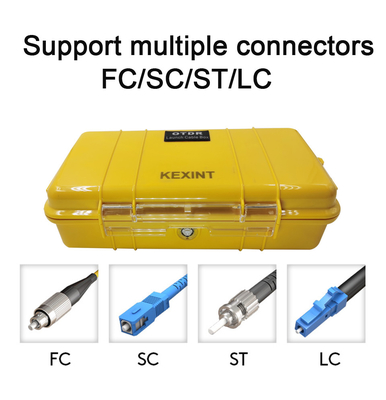 OTDR 출시 케이블 상자 광섬유 도구 야외 SC / APC LC / APC 연결기 1 킬로미터 SM 1310/1550nm