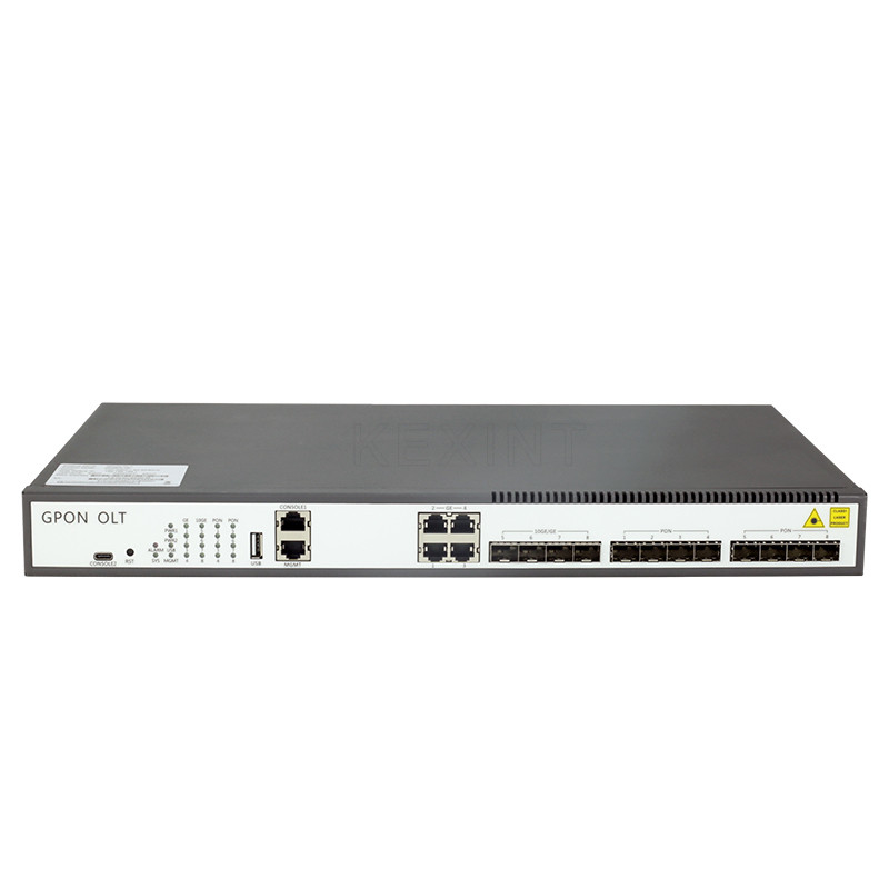 여러가지 유형의 ONT로 적합한 10 기가비트 이더넷 8 공항 1U GPON OLT FTTH