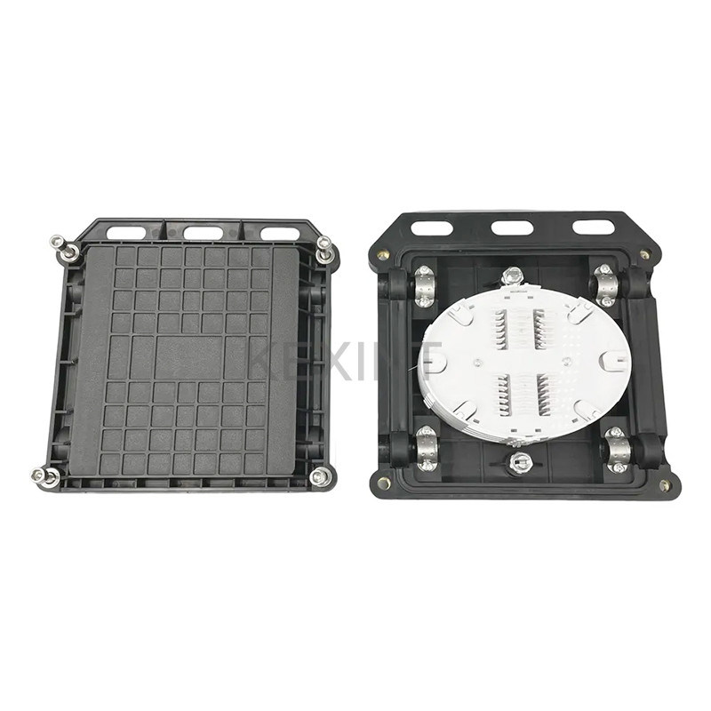 KEXINT 12 24 코어 2 입력 2 출구 IP66 방수 벽 힐링 오버헤드 직 buried 광섬유 스플라이스 폐쇄